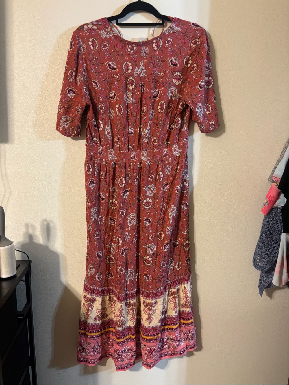 Knox Rose Rust Floral Maxi Dress - Picture 4 of 4